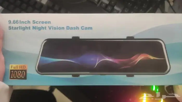 dashcam with mirror big screen داش كام مرايا الشاشة بالكامل 0