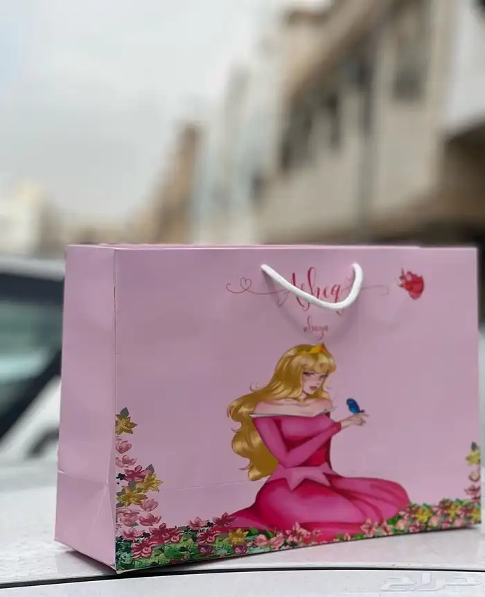 طباعة أكياس عبايات بكج عبايات ستيكرزليبل ورق تغليف مطابع جده 6