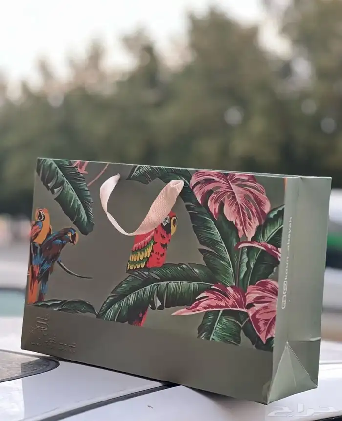 طباعة أكياس عبايات بكج عبايات ستيكرزليبل ورق تغليف مطابع جده 5