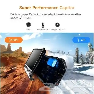 داش كام دي دي باي DDPAI-Z60 4K GPS أمامية داخلية خلفية 4