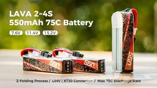 Lava 3s 11.4V battery 550m FPV battery 0