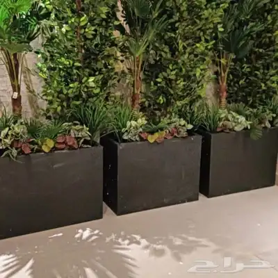 عشب صناعي ديكورات خارجيه ودخليه 6