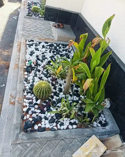 عشب صناعي ديكورات خارجيه ودخليه 4