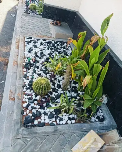 عشب صناعي ديكورات خارجيه ودخليه 3