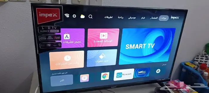 شاشة 32 بوصة سمارت استخدمة شهر 0