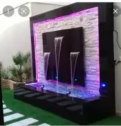 تصميم جلسات ومظلات وتصميم شلالات 2