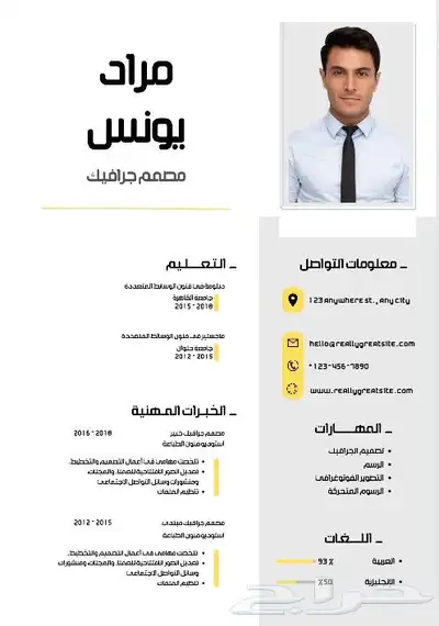 سيرة ذاتية CV عرض خاص محدوده لمدة 24 ساعه و ينتهي 5