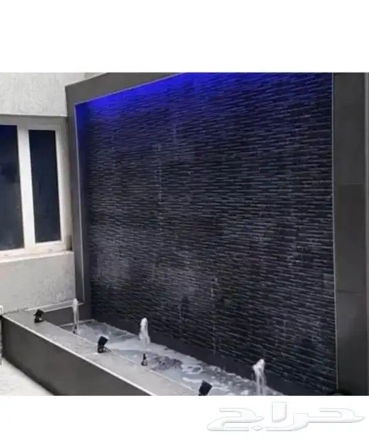 تصميم جلسات ومظلات وتصميم شلالات 9