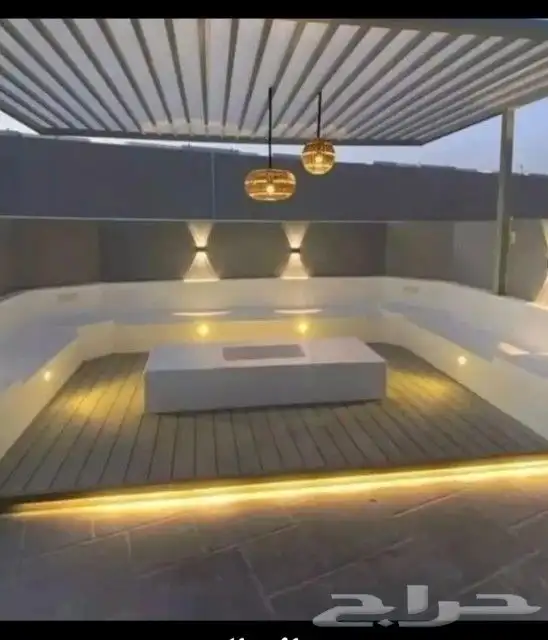 تصميم جلسات ومظلات وتصميم شلالات 5