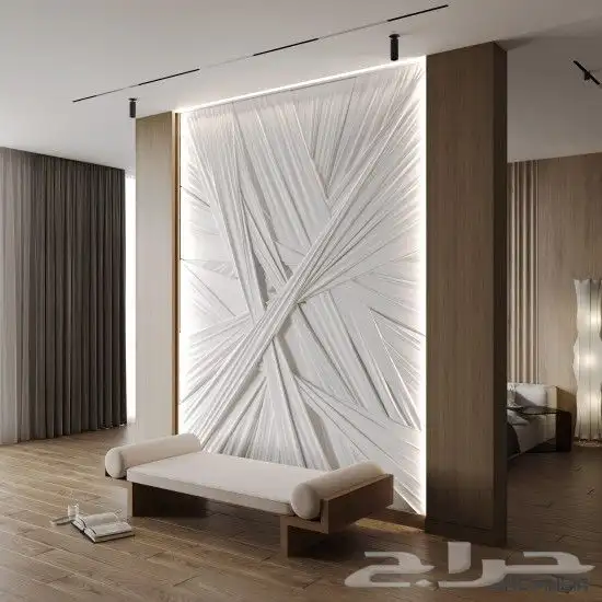 ديكورات داخليه شيبورد 3d بديل الخشب 5