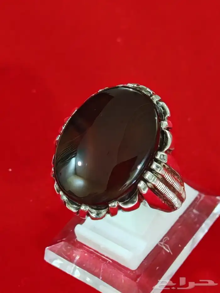 خاتم عقيق يماني كرزي 1