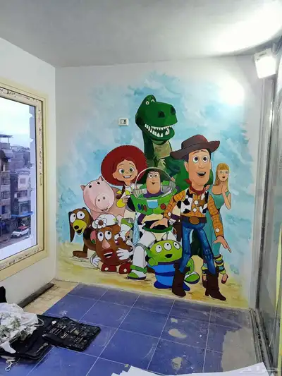 رسام جدران و مغاسل سيارات و جداريات Murals paintings index