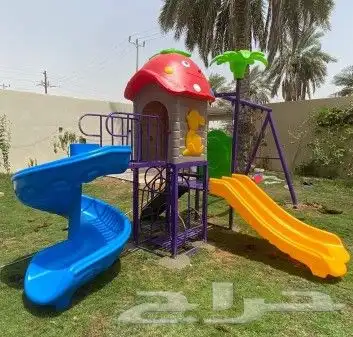 مجموعة العاب حدائق استراحات شاليهات مرجيح وزحاليق جوده عاليه 2