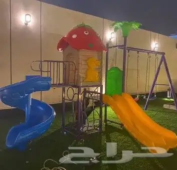 مجموعة العاب حدائق استراحات شاليهات مرجيح وزحاليق جوده عاليه 4