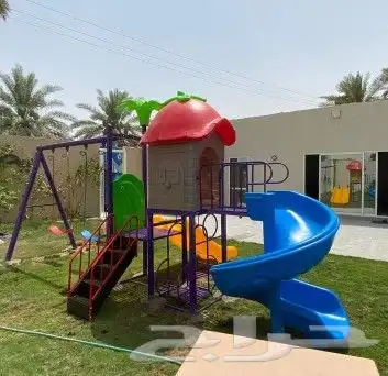 مجموعة العاب حدائق استراحات شاليهات مرجيح وزحاليق جوده عاليه 7