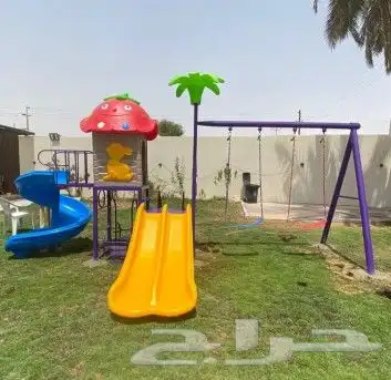 مجموعة العاب حدائق استراحات شاليهات مرجيح وزحاليق جوده عاليه 10