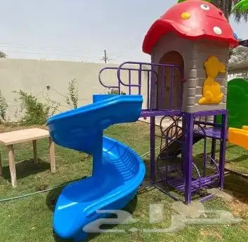 مجموعة العاب حدائق استراحات شاليهات مرجيح وزحاليق جوده عاليه 11