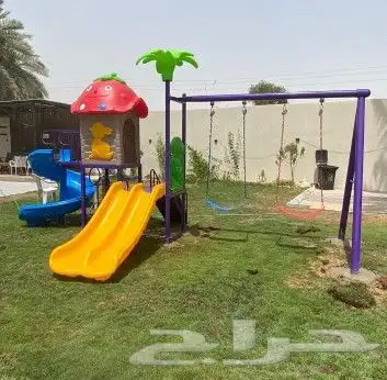 مجموعة العاب حدائق استراحات شاليهات مرجيح وزحاليق جوده عاليه 1