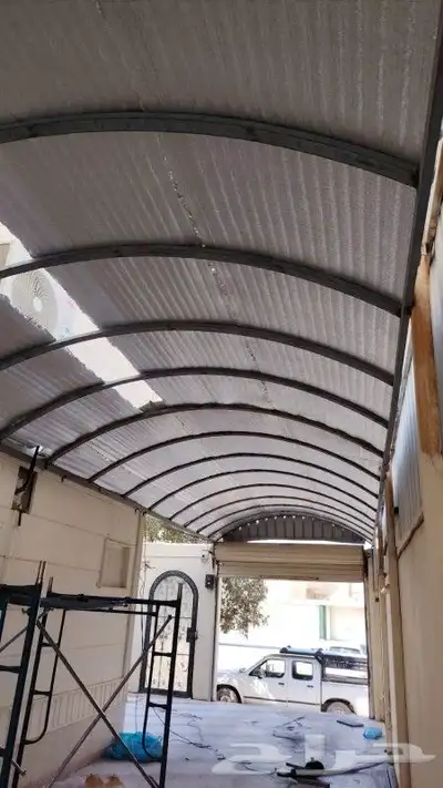 حداد المنيوم باب شبيا  درز مضلات 1