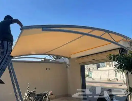 ساندوتش بانل ملاحق مجالس قزاز مظلات حدائق مظلات مواقف سيار 3