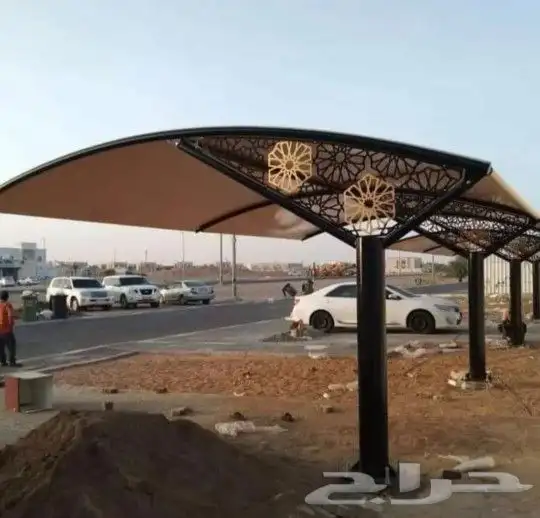 ساندوتش بانل ملاحق مجالس قزاز مظلات حدائق مظلات مواقف سيار 12