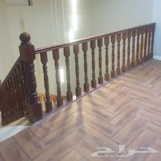 دربزين خشب درج 2