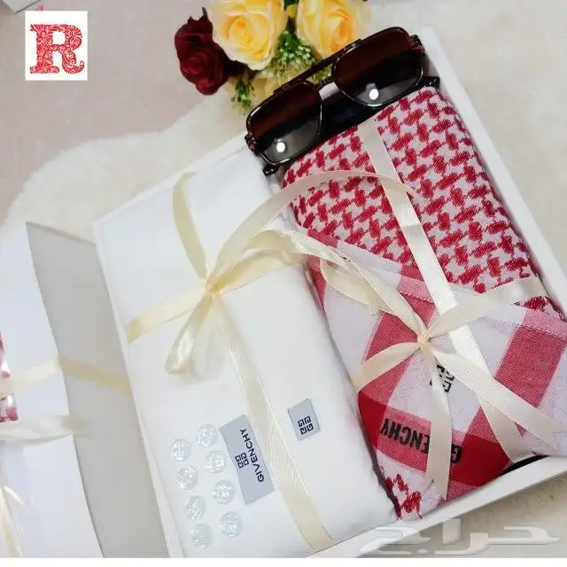 بكج شماغ وقماش جفنشي لثوب العيد تهادو وتحابو 2