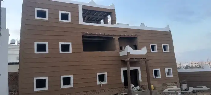 ترميم بيوت الطين التراثيه 4