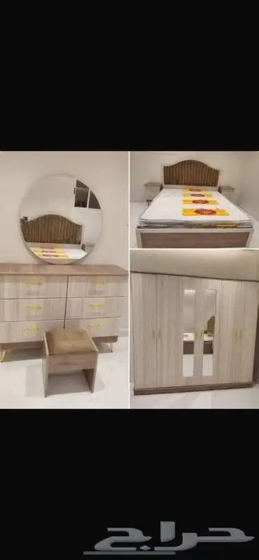 غرف نوم جديده توصيل وتركيب في نفس اليوم مع تقسيط تابي او تما 3