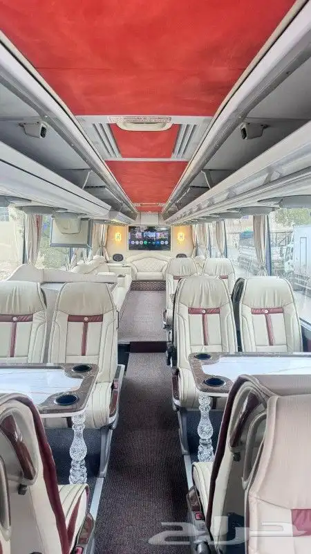 ايجار حافلات مع سائق vip- حافلات نقل موظفين- استقبال وفود 4
