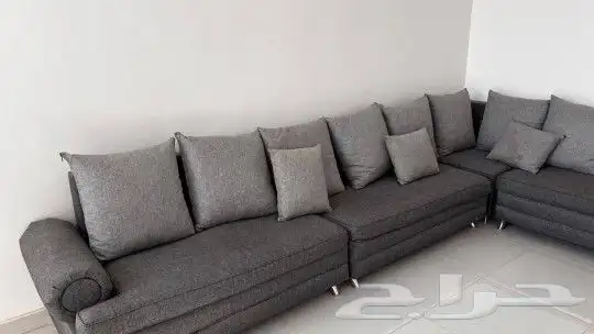 ركنه.. كنب زاويه للبيع بحاله جيده جدآ 3