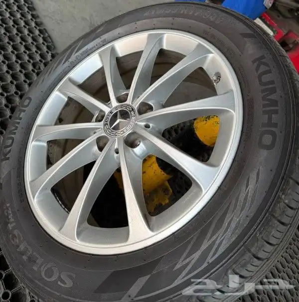 جنوط مرسيدس 2021 مع كفرات كومو اخو الجديد 2