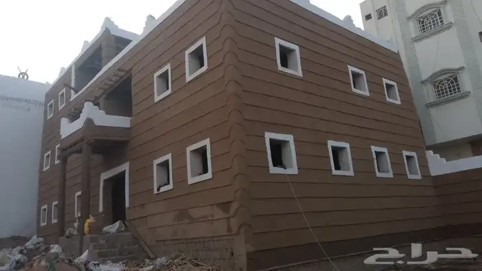 ترميم بيوت الطين التراثيه 1