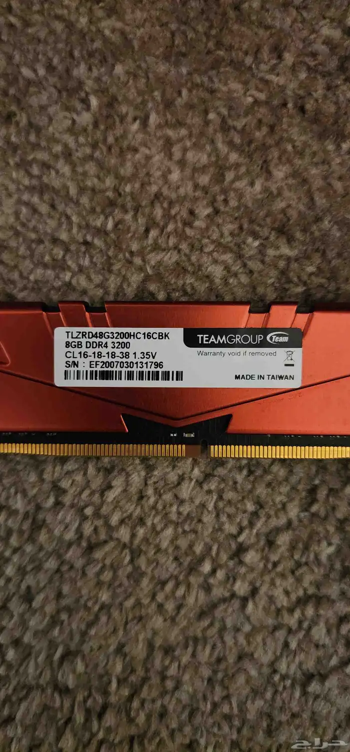 قطع PC كمبيوتر مستعمل معالج رايزن5600x مذربورد كرت رامات كيس 15