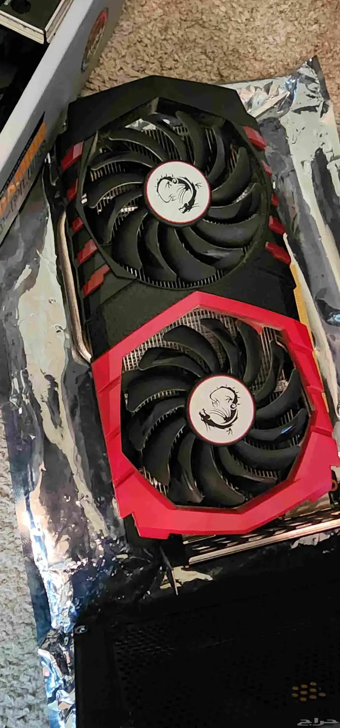 قطع PC كمبيوتر مستعمل معالج رايزن5600x مذربورد كرت رامات كيس 5