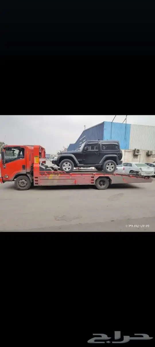 صطحات لنقل اسيارات رافعات شوكيه للجرار الومي وشهري 7