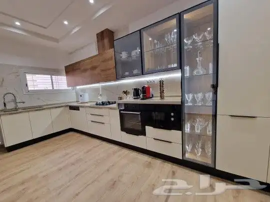 تفصيل مطابخ خشب ودواليب ملابس ومطابخ صاج والمنيوم ورخام 8