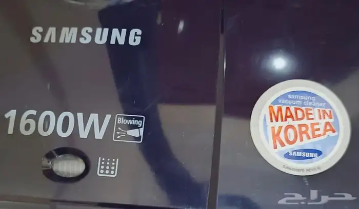 مكنسة كهربائية سامسونج 1600W مستخدمة ونظيفة للبيع المستعجل 2