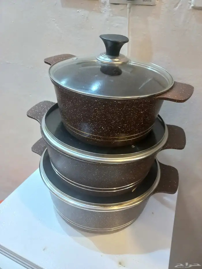 قدور جرانيت ثلاث حبات 0