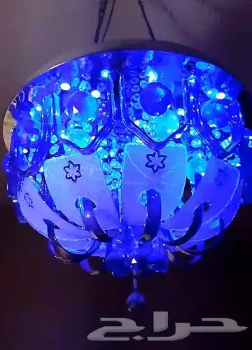 ابجورة او ثريا سقف بلوتوث شبه جديدة 3