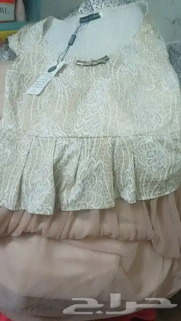 فستان عربيه لون ذهبي 1