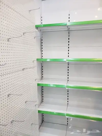 رفوف سوبرات صيدليات تخزين منازل كاشير محاسب جميع انواع الرفو 4