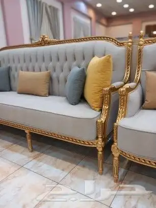 كنب كلاسيكي مجلس تفصيل حسب الطلب فى الصناعية خميس مشيط ابو م 9
