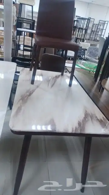 طاولات طعام ارجل استيل 5