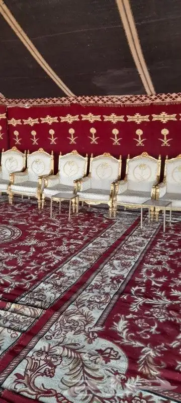 تاجير مخيمات وبيوت شعر ابيض واسود وخيام اربيه اناره كهرب كرا 8