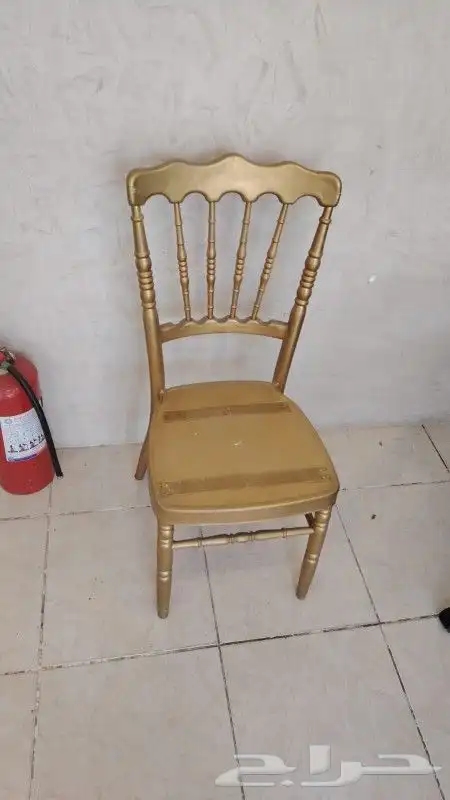 كراسي نابليون ذهبي المنيوم  كراسي كلرك شفاف  كراسي فراري 1