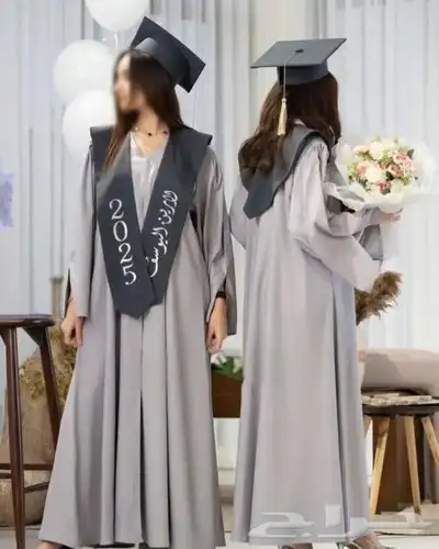 عبايات تخرج 2025 تفصيل عالي الجوده  تطريز 4