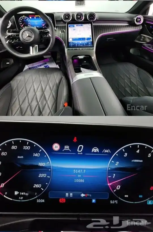 مرسيدس CLE450 كوبيه 4MATIC   وارد كوريا عداد  10 086 كم 2024 3