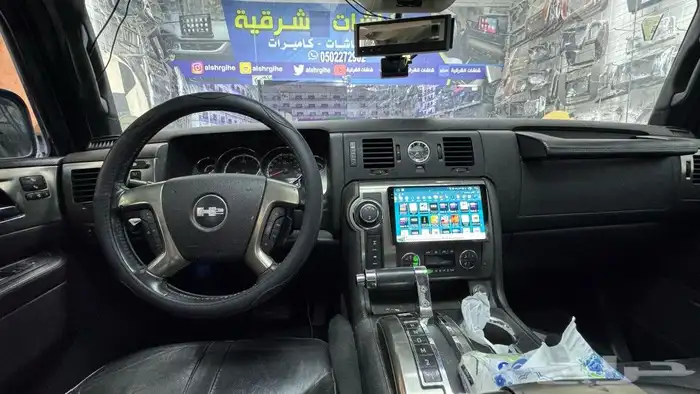 شاشه همر اتش2 موديل 2008 نظام أندرويد وابل كابلاي 1