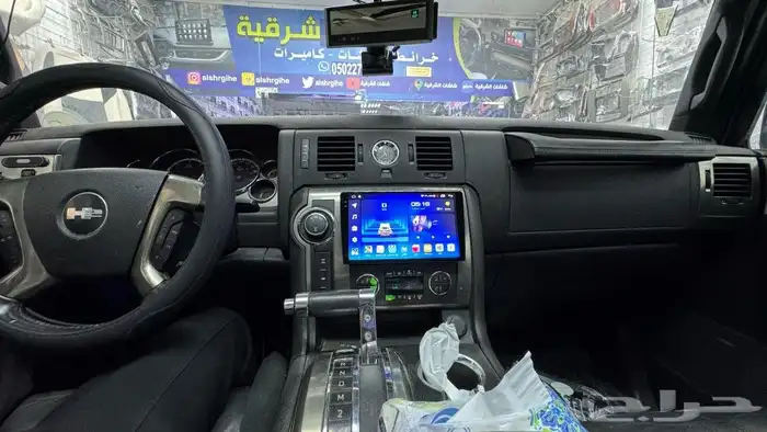 شاشه همر اتش2 موديل 2008 نظام أندرويد وابل كابلاي 4